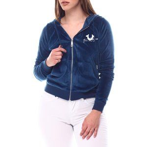 True Religion Dazzled Jacket Hoodie with Front Zipper, [Brand New]